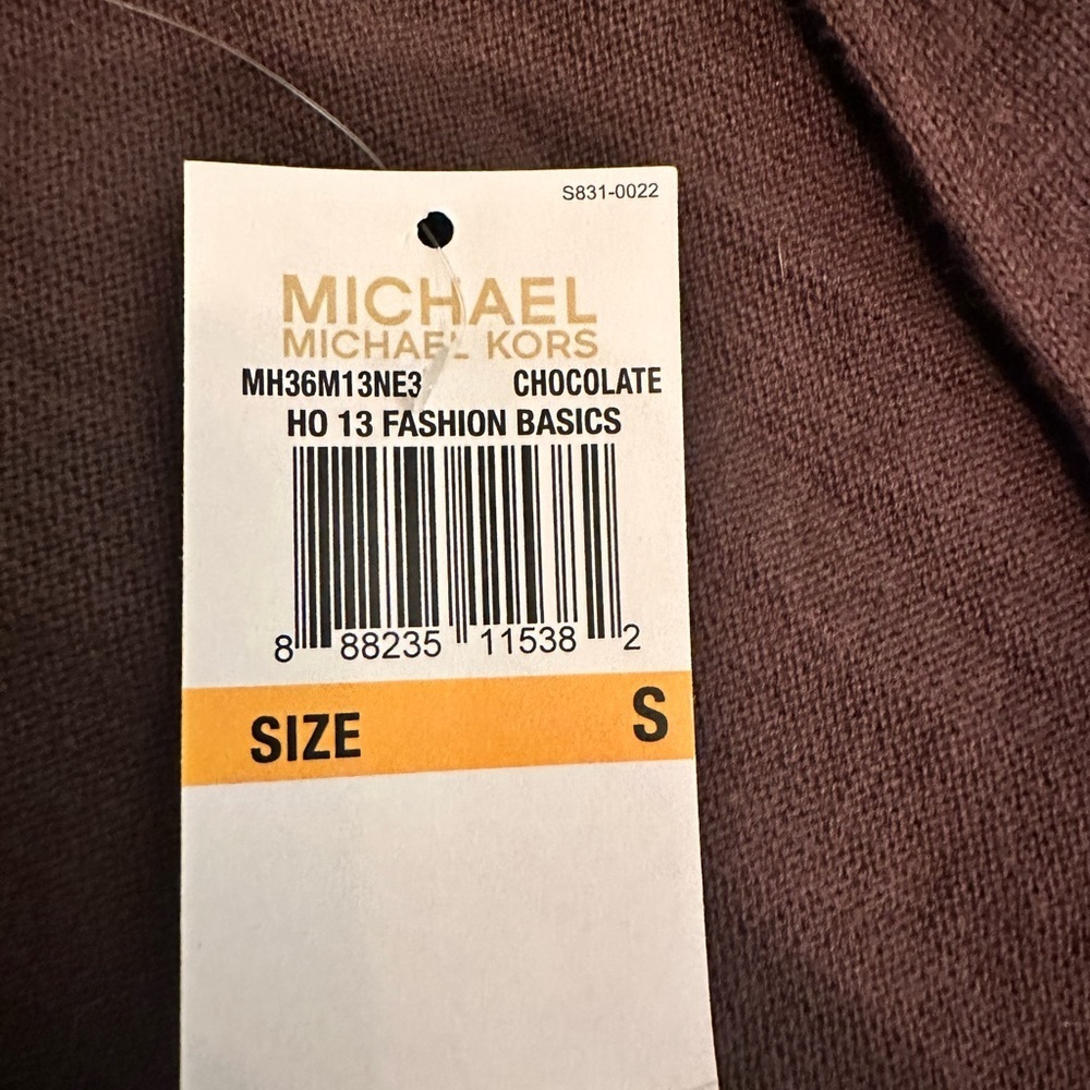 NWT Michael Kors zip up sweater - Picture 2 of 4